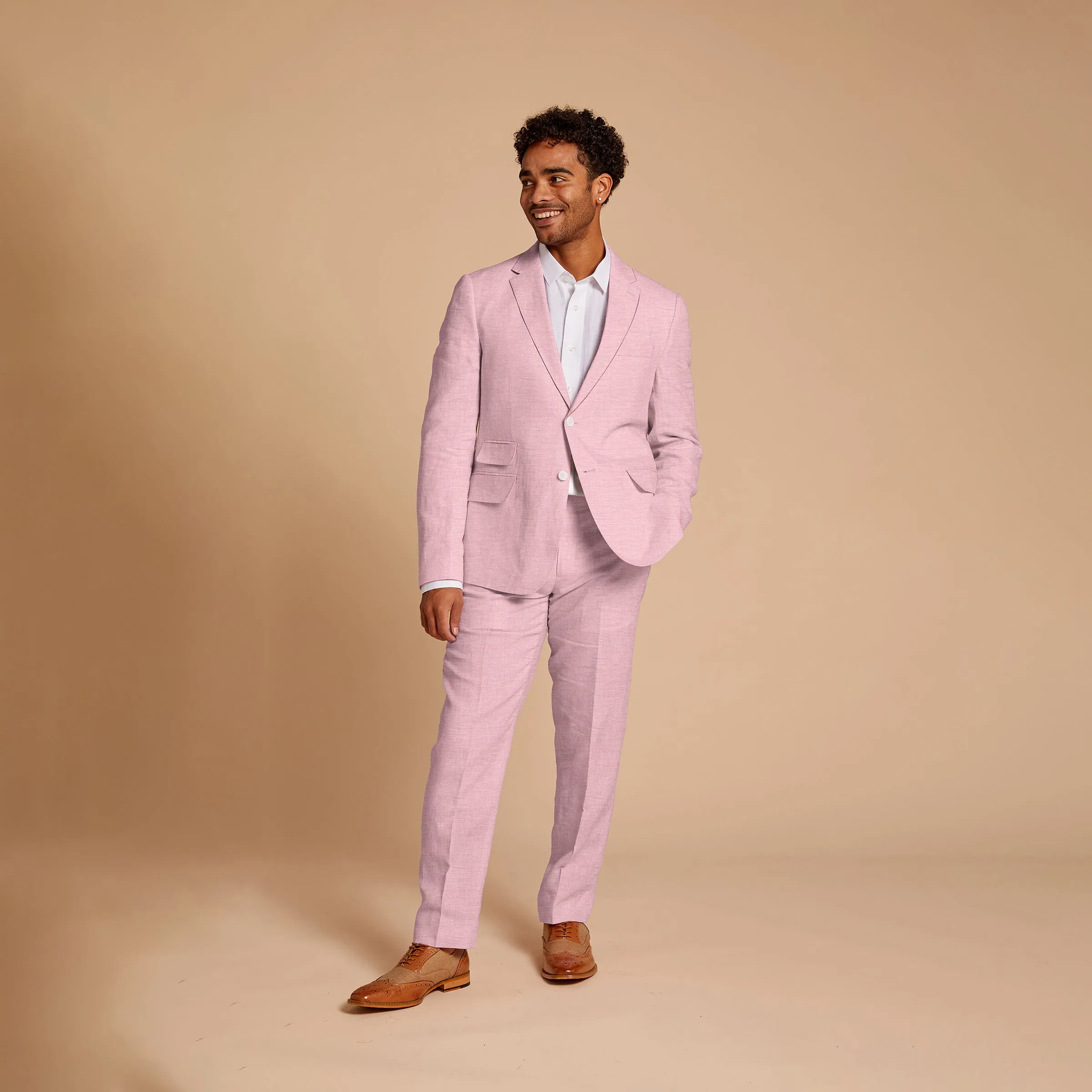 Inserch Slim Fit 100% Linen Blazer – Lightweight Summer Jacket