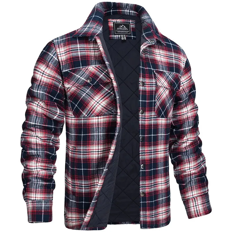 James - cosy flannel comfort jacket for men