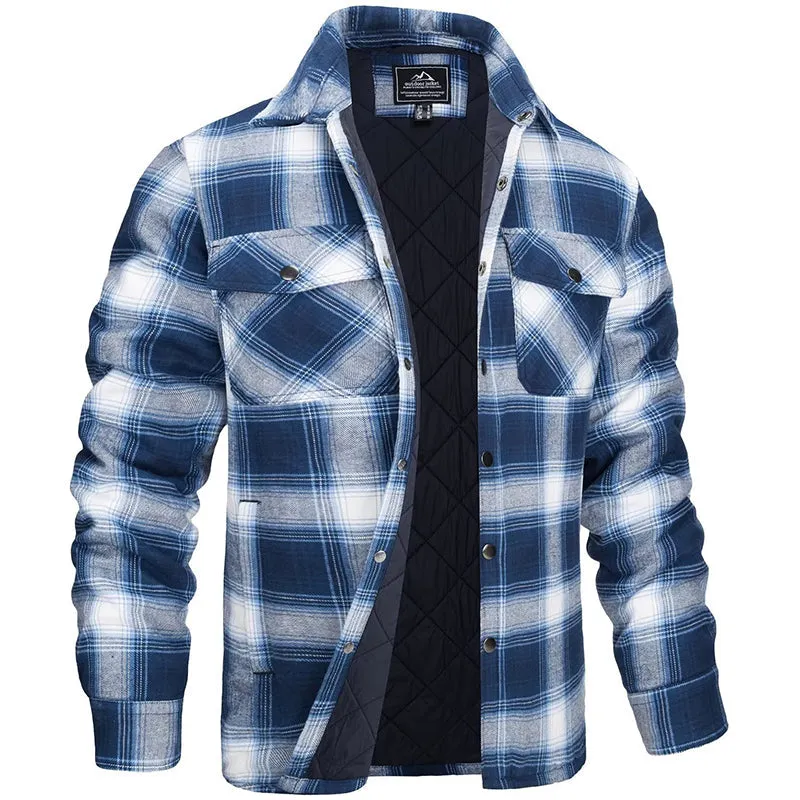 James - cosy flannel comfort jacket for men