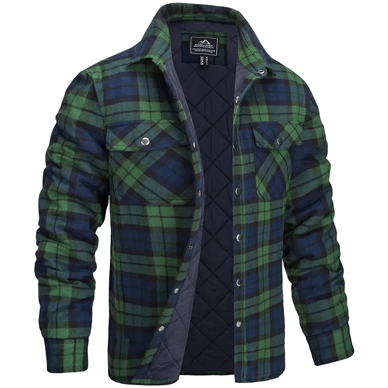 James - cosy flannel comfort jacket for men