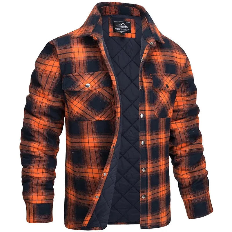 James - cosy flannel comfort jacket for men