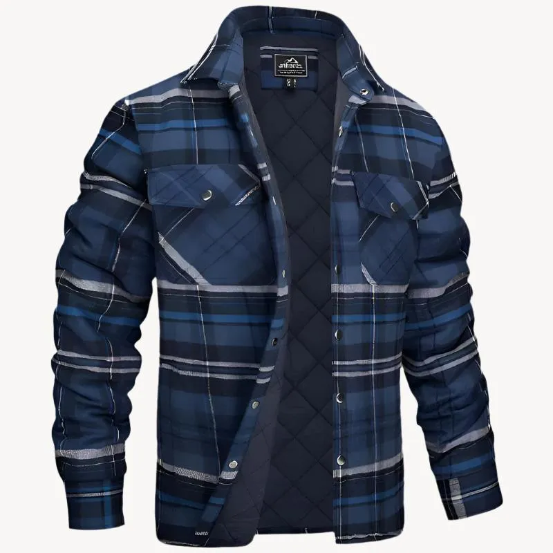 James - cosy flannel comfort jacket for men