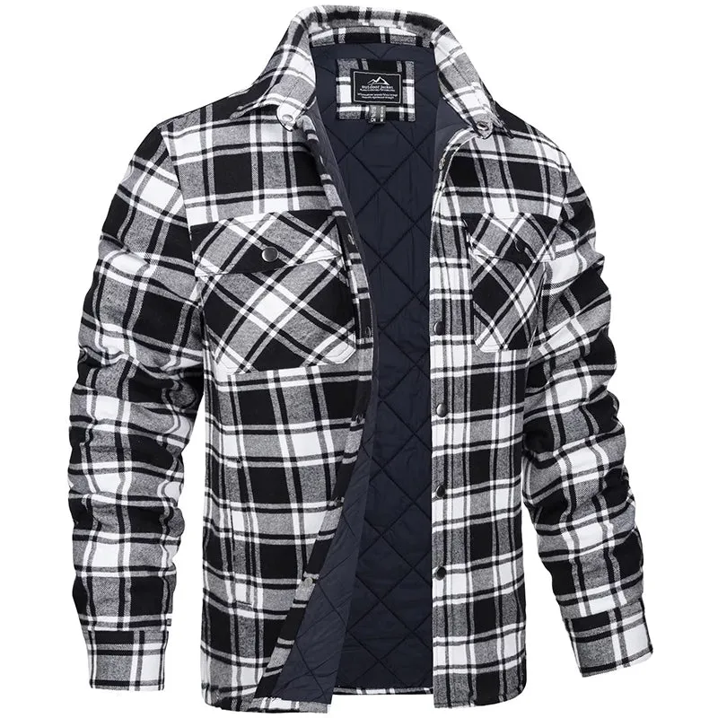 James - cosy flannel comfort jacket for men