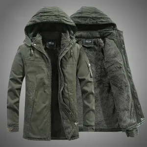 James/ Cozy fleece jacket with hood