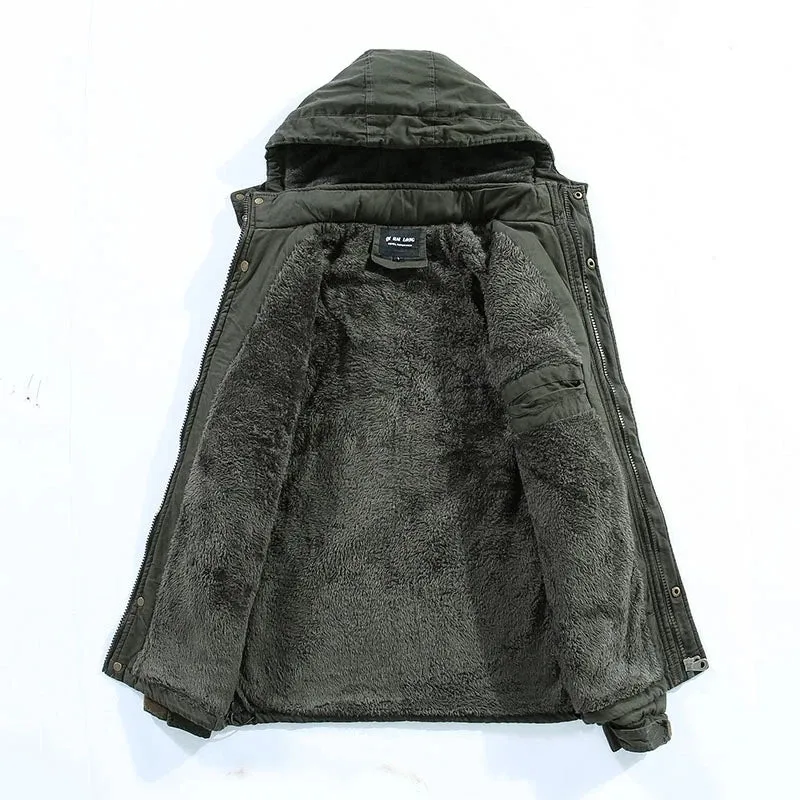 James/ Cozy fleece jacket with hood