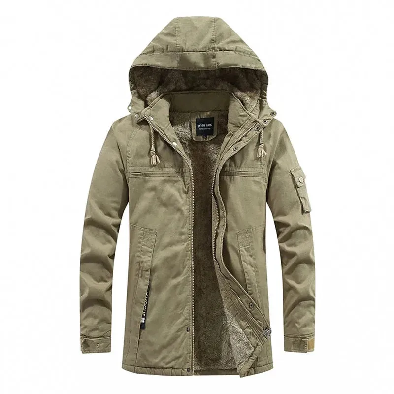 James/ Cozy fleece jacket with hood