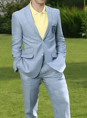 Jedidiah Goodacre Descendants Prom Notch Collar Blue Suit