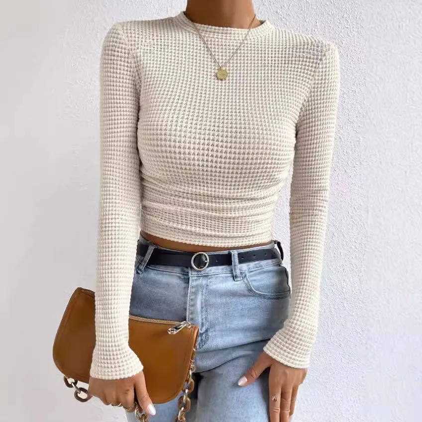 Jennifer Sleeve Top - Elegant Knit Top for Woman