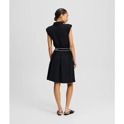 JERSEY POLO DRESS
