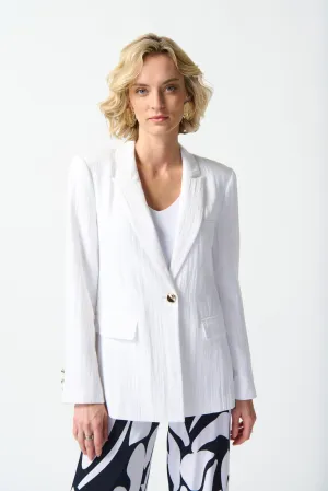 Joseph Ribkoff Vanilla Fitted Blazer Style 242913