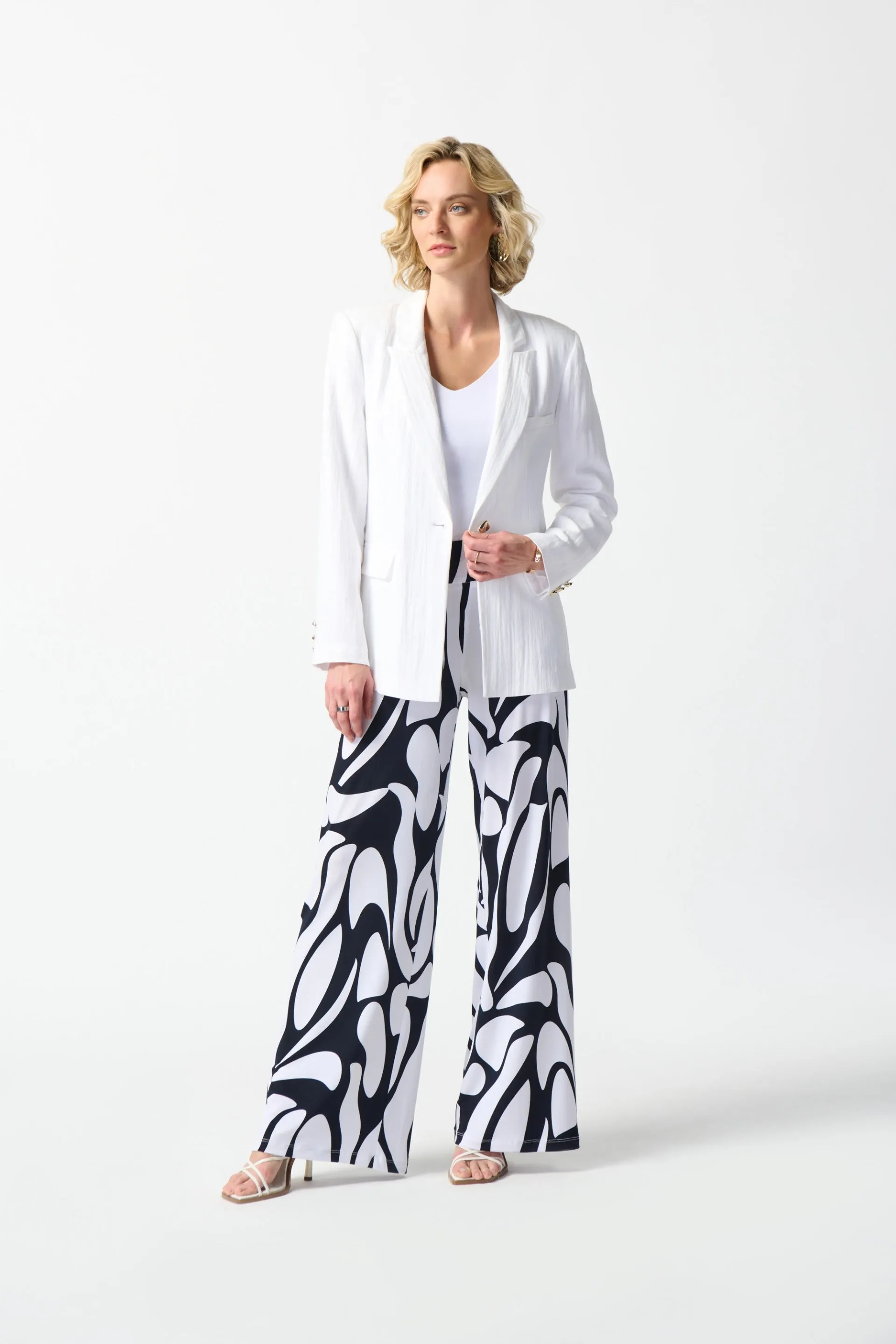 Joseph Ribkoff Vanilla Fitted Blazer Style 242913