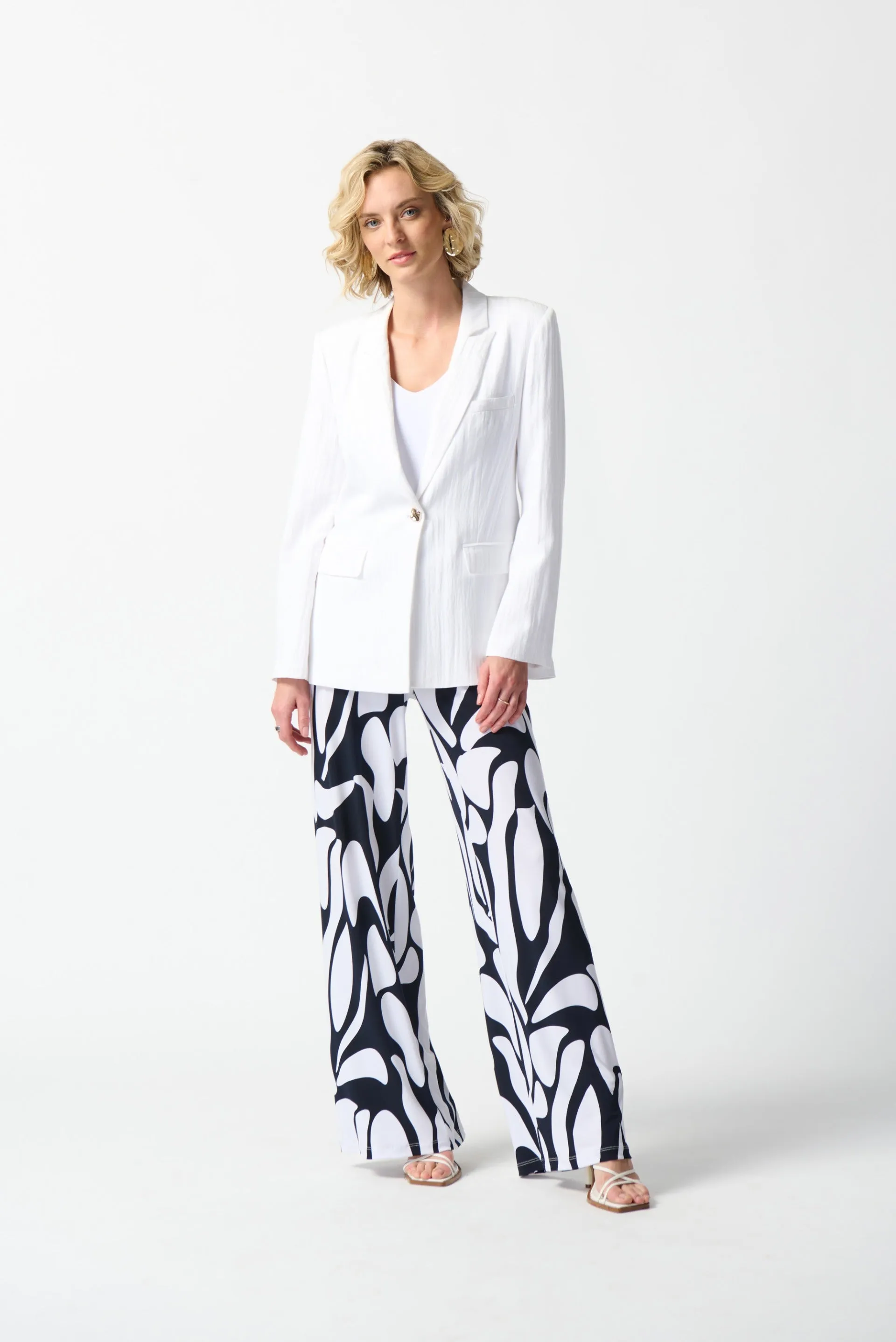 Joseph Ribkoff Vanilla Fitted Blazer Style 242913