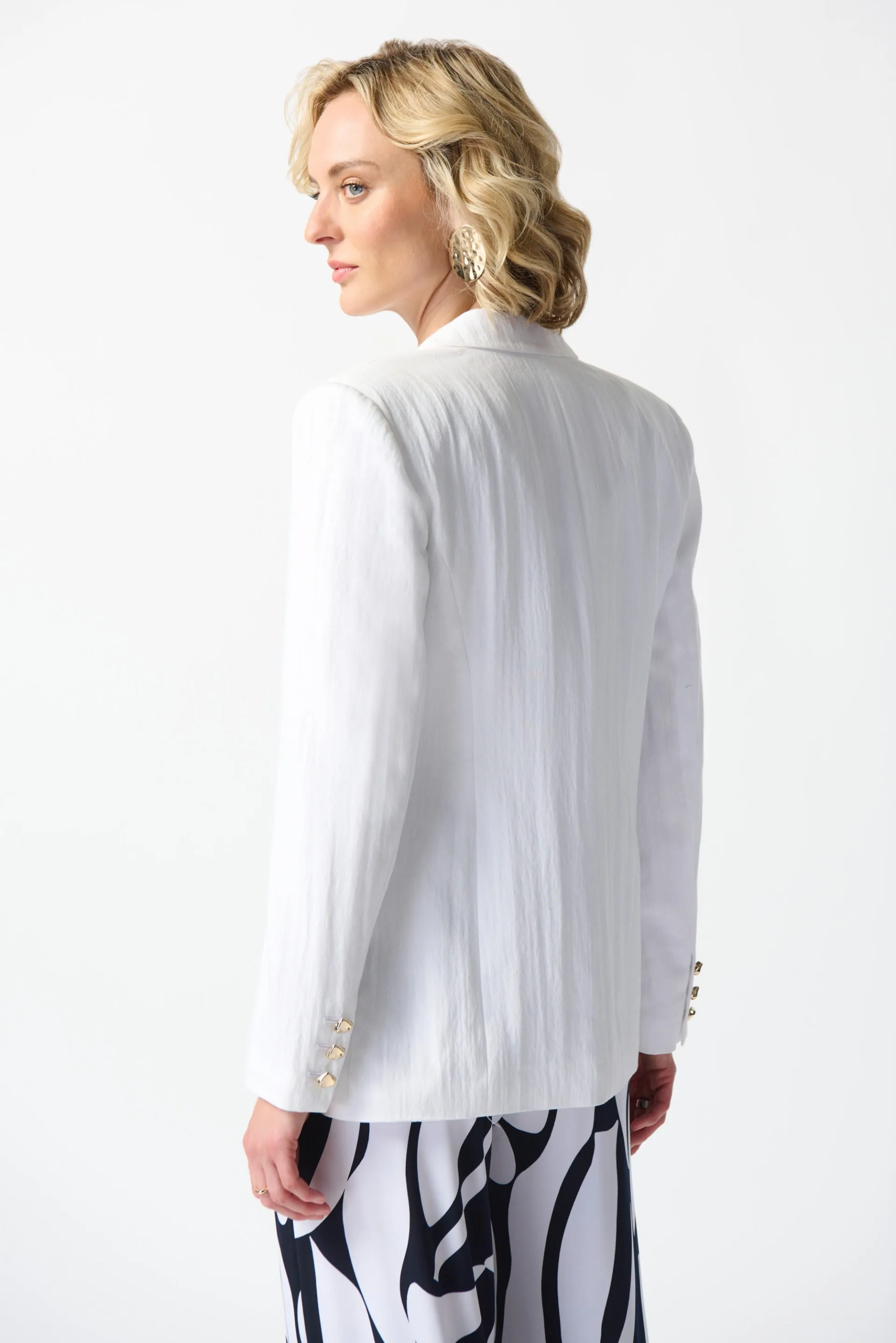 Joseph Ribkoff Vanilla Fitted Blazer Style 242913