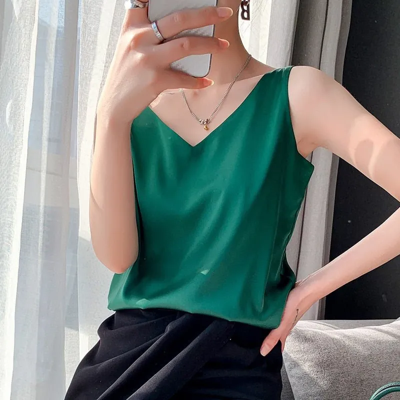 Kerenza | Silky Tank Top