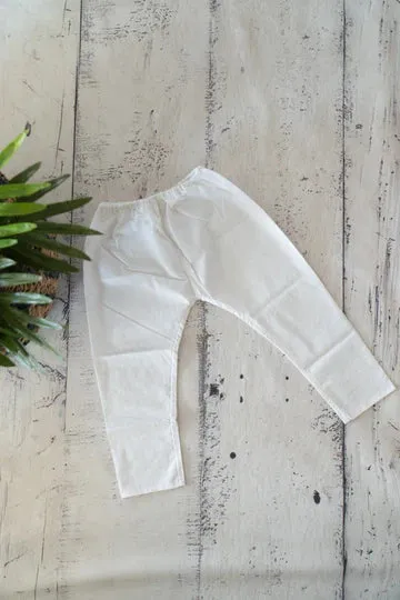 Klingaru Long Kurta - Solid White