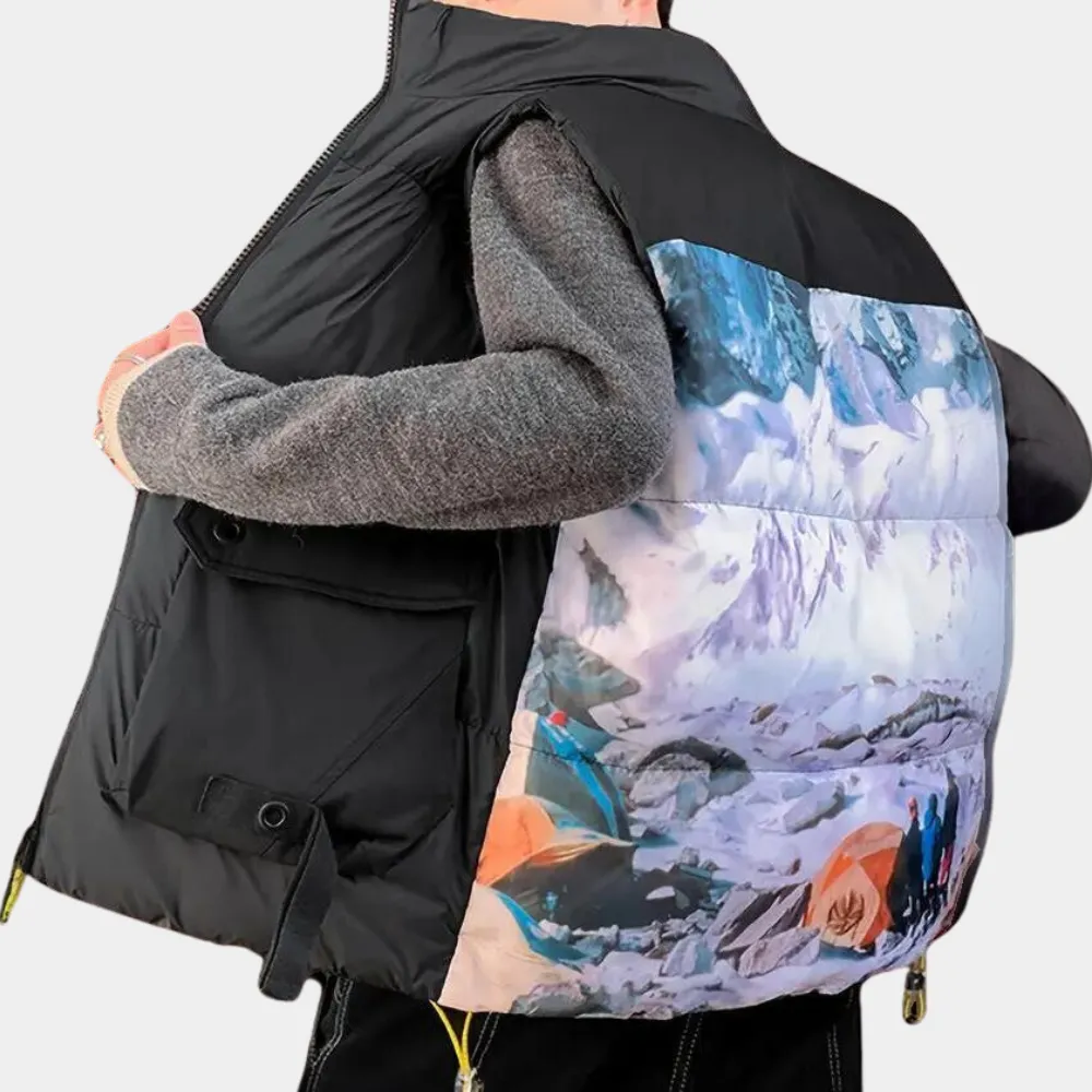 Konstantinos - stylish men's vest for cozy, warm winter days