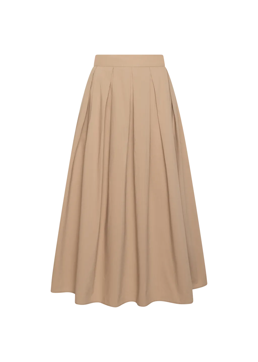 KYLIE DESERT TAN COTTON UNI SKIRT