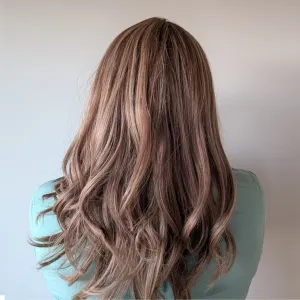 Lace Front Human Hair Wig | 14"/20" Inch Light Brown