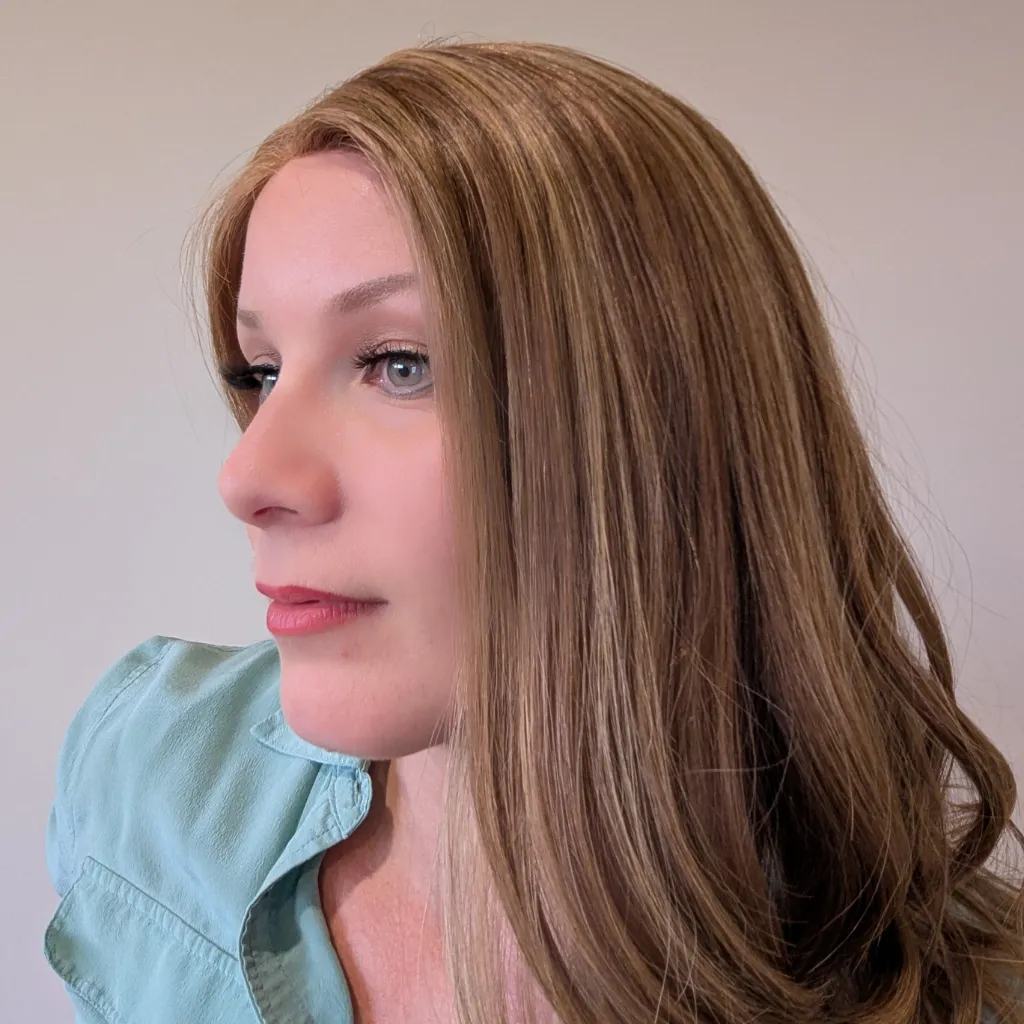 Lace Front Human Hair Wig | 14"/20" Inch Light Brown