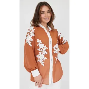 Lacey Shirt Rust