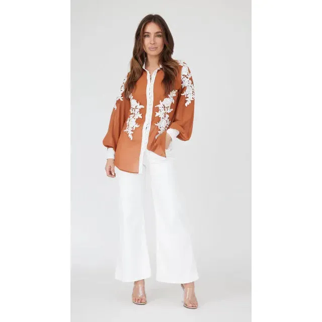 Lacey Shirt Rust