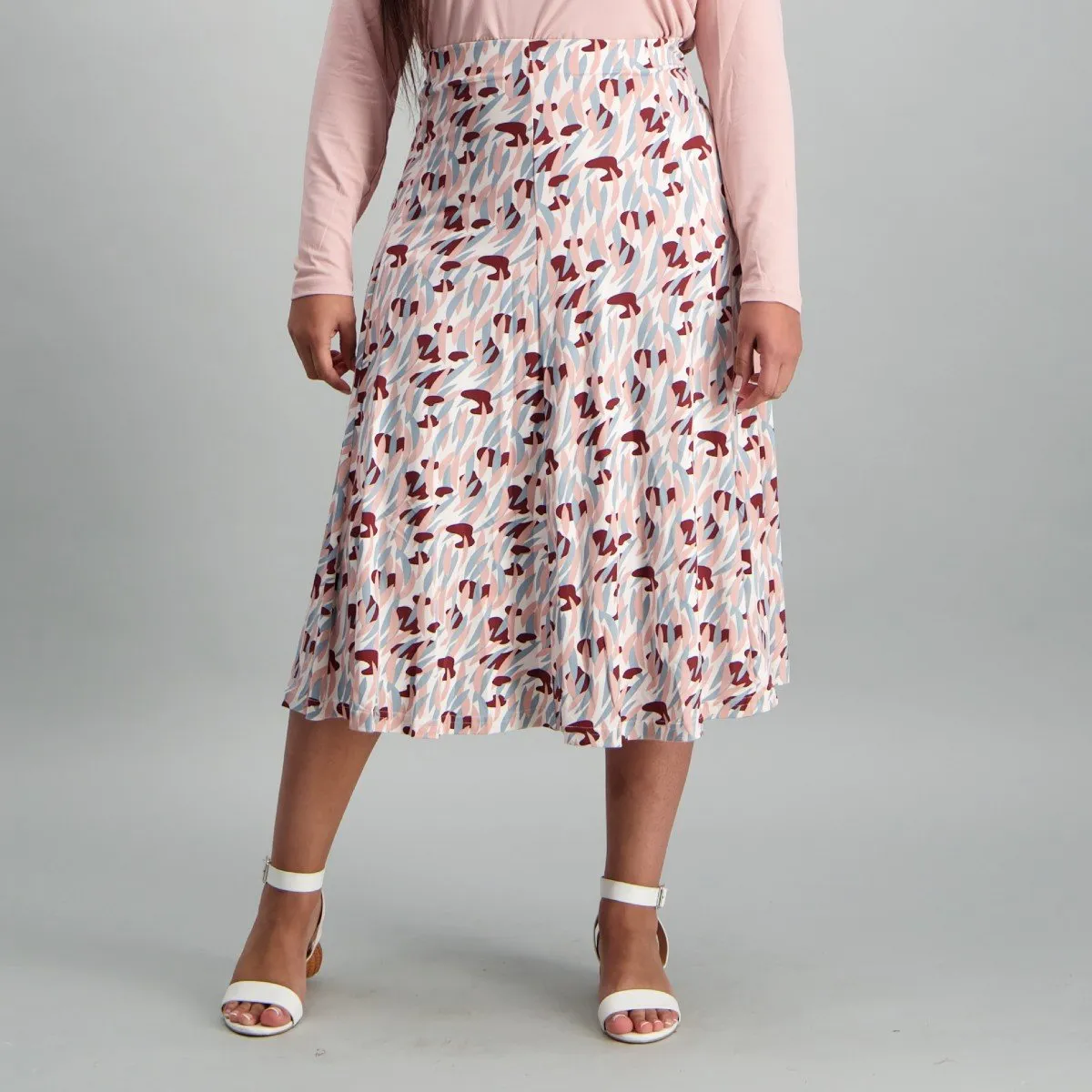 Ladies Print A-Line Skirt