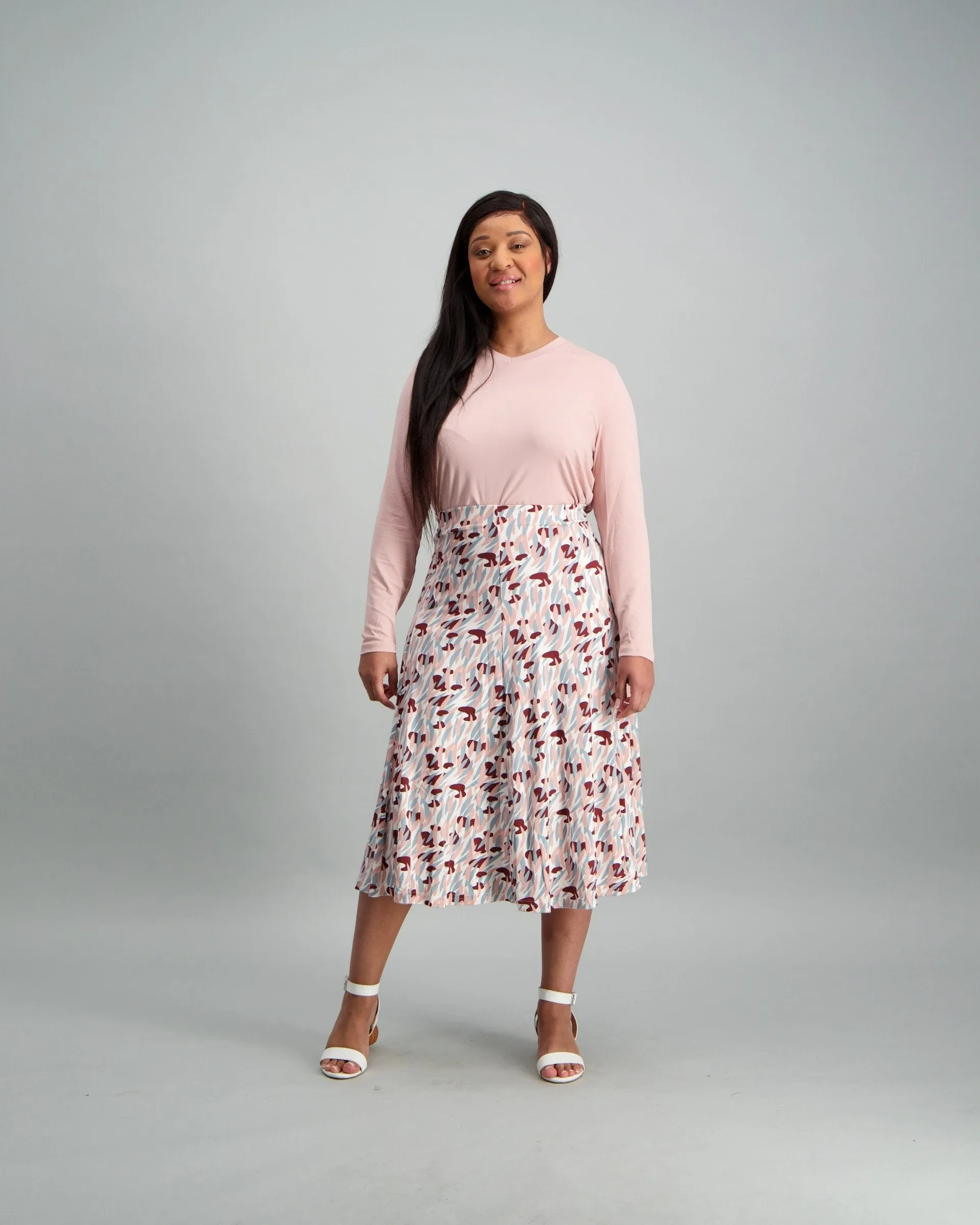 Ladies Print A-Line Skirt