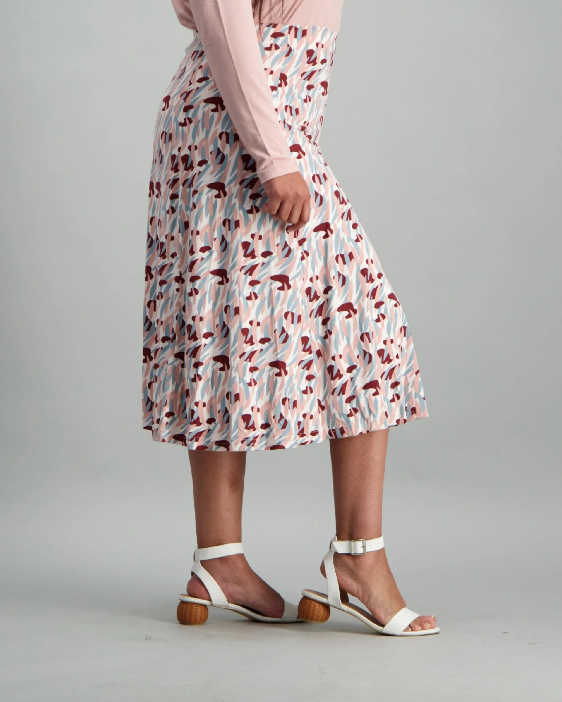 Ladies Print A-Line Skirt