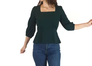 Leonard St green 3/4 sleeve top size 8