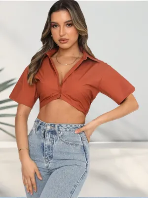 Lexa Radiant Luxe Lapel Top