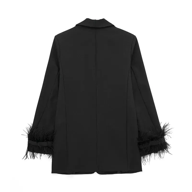 Loose Feather Jacket