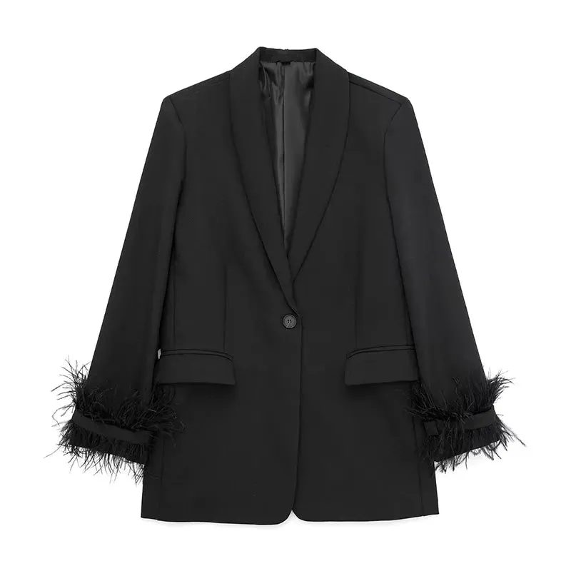 Loose Feather Jacket