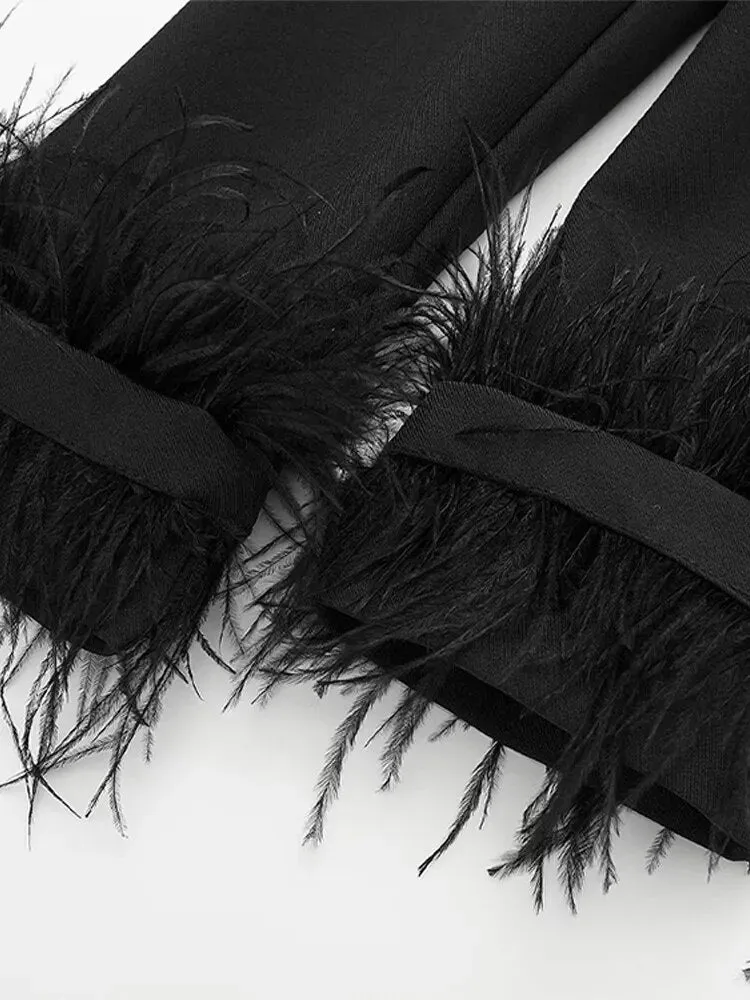 Loose Feather Jacket
