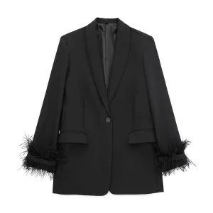 Loose Feather Jacket
