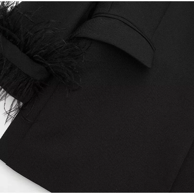 Loose Feather Jacket