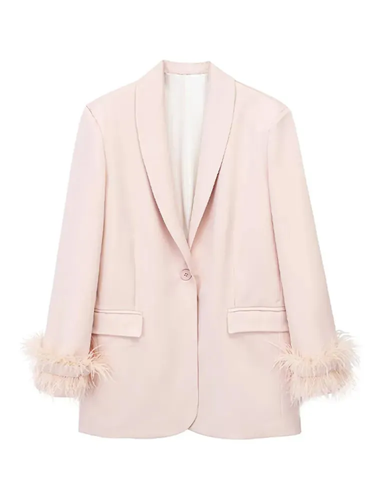 Loose Feather Jacket