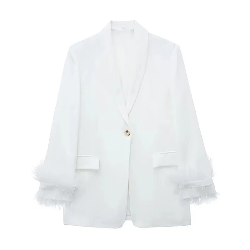Loose Feather Jacket