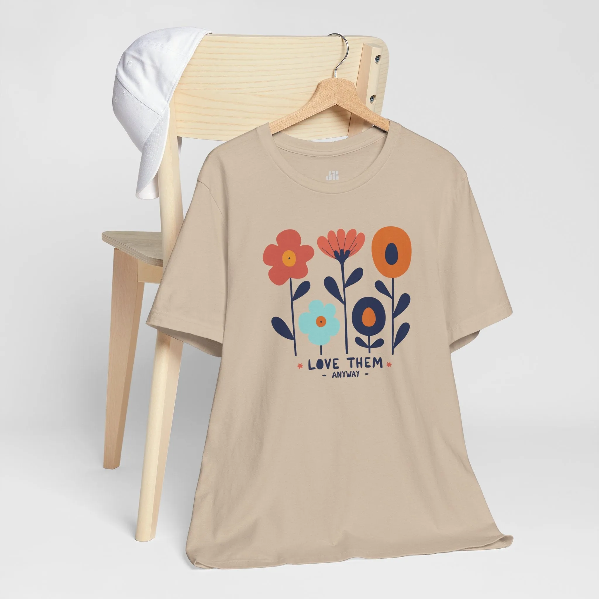 Love Them Anyway Soft Cotton Tee - Holiday Christian Shirt