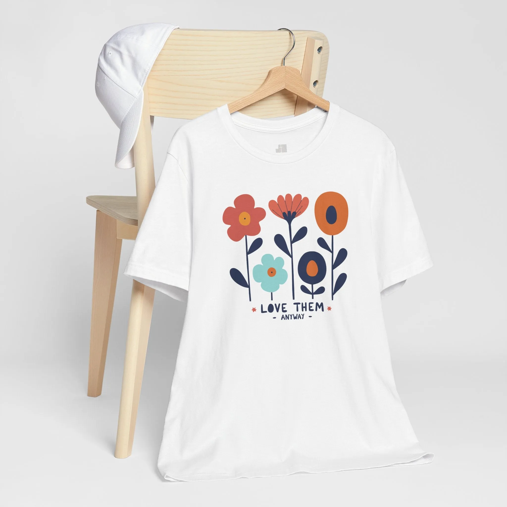 Love Them Anyway Soft Cotton Tee - Holiday Christian Shirt