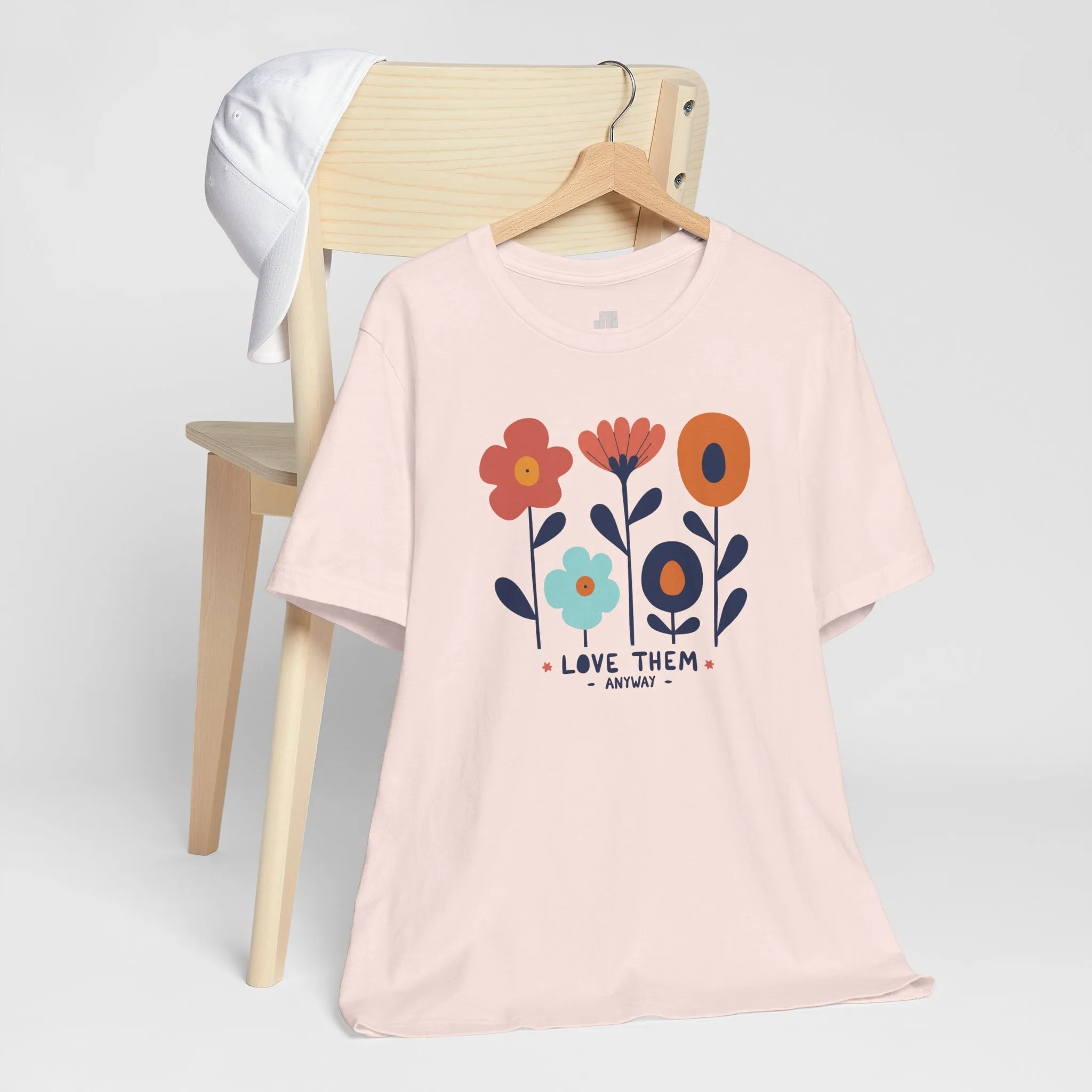 Love Them Anyway Soft Cotton Tee - Holiday Christian Shirt