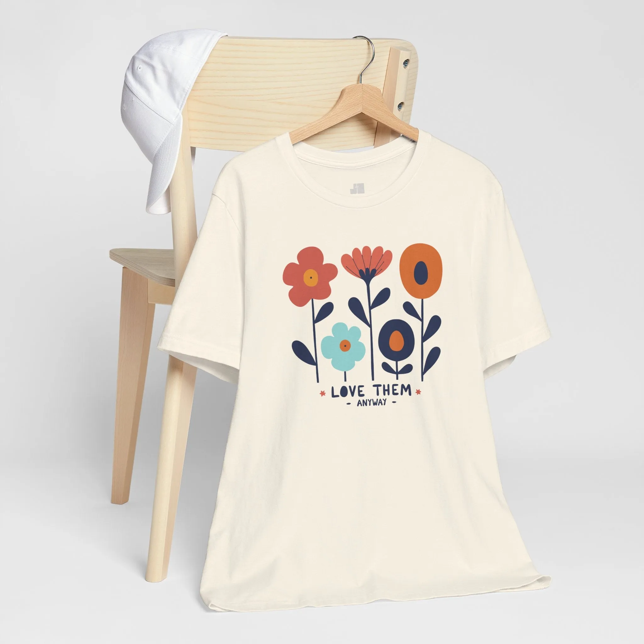 Love Them Anyway Soft Cotton Tee - Holiday Christian Shirt