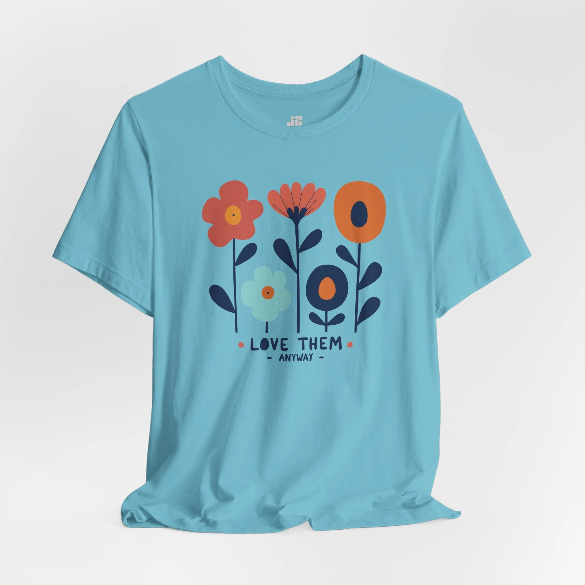 Love Them Anyway Soft Cotton Tee - Holiday Christian Shirt