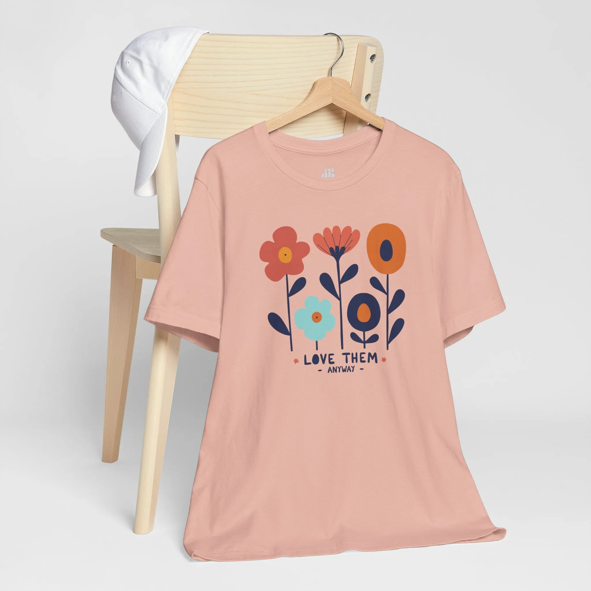 Love Them Anyway Soft Cotton Tee - Holiday Christian Shirt