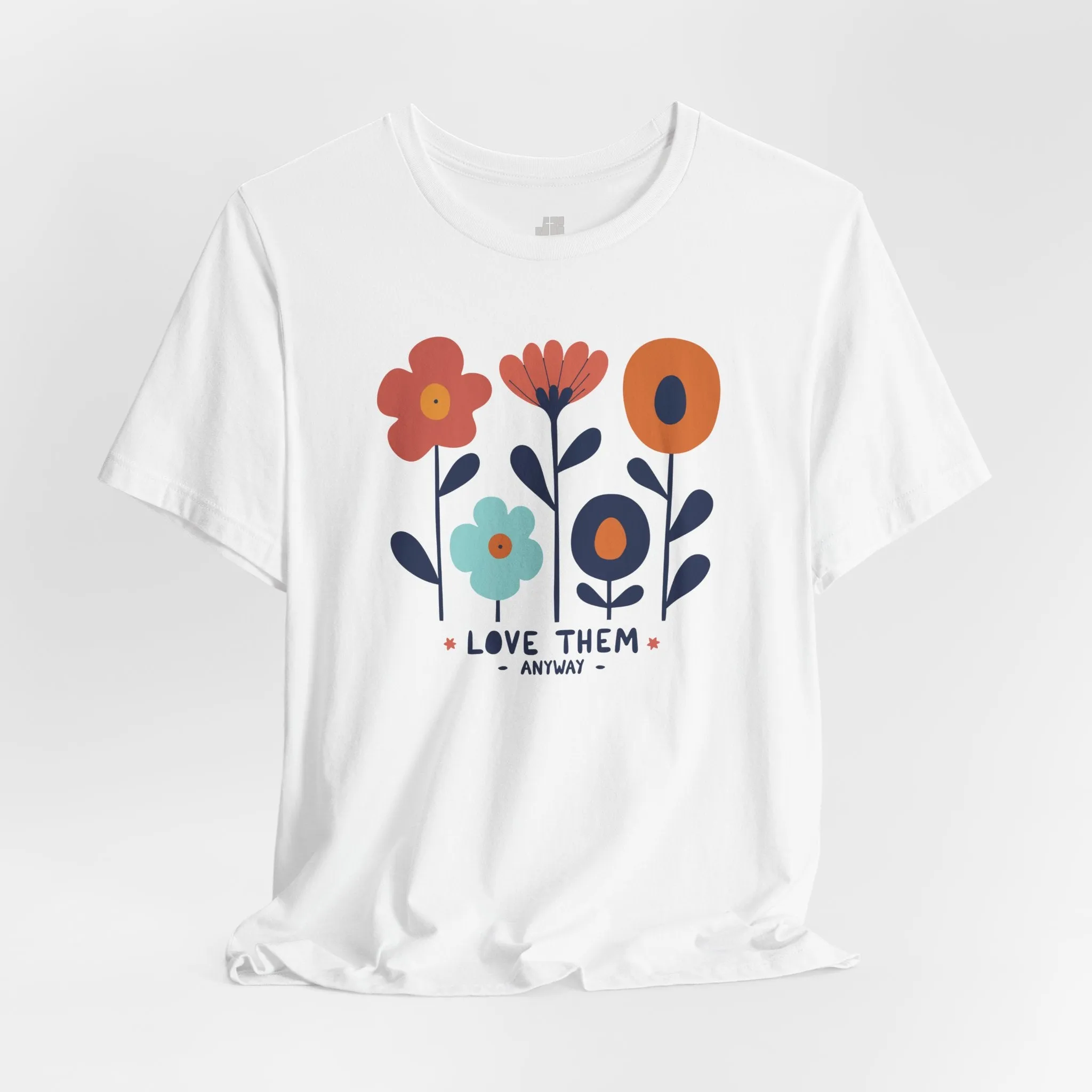 Love Them Anyway Soft Cotton Tee - Holiday Christian Shirt
