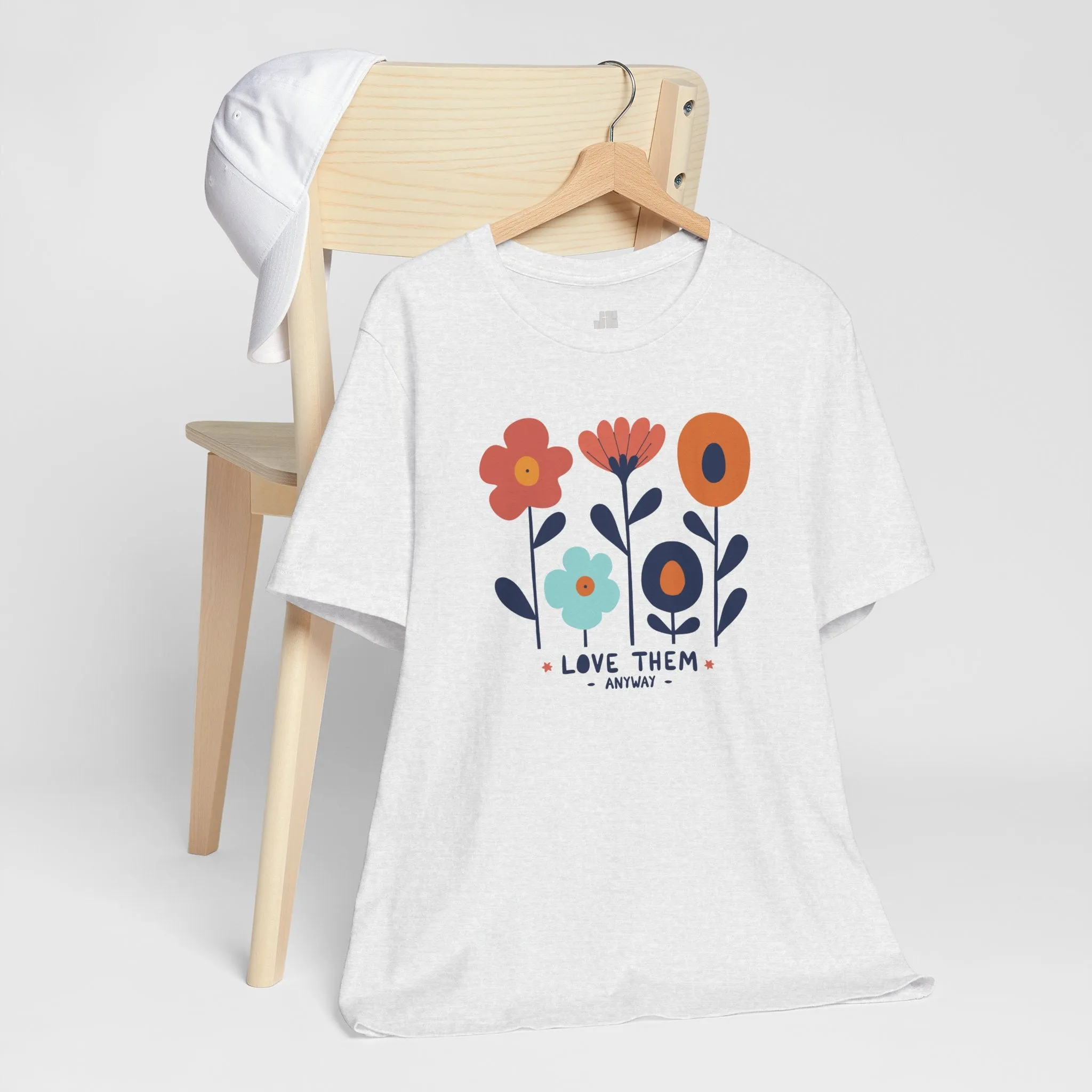 Love Them Anyway Soft Cotton Tee - Holiday Christian Shirt