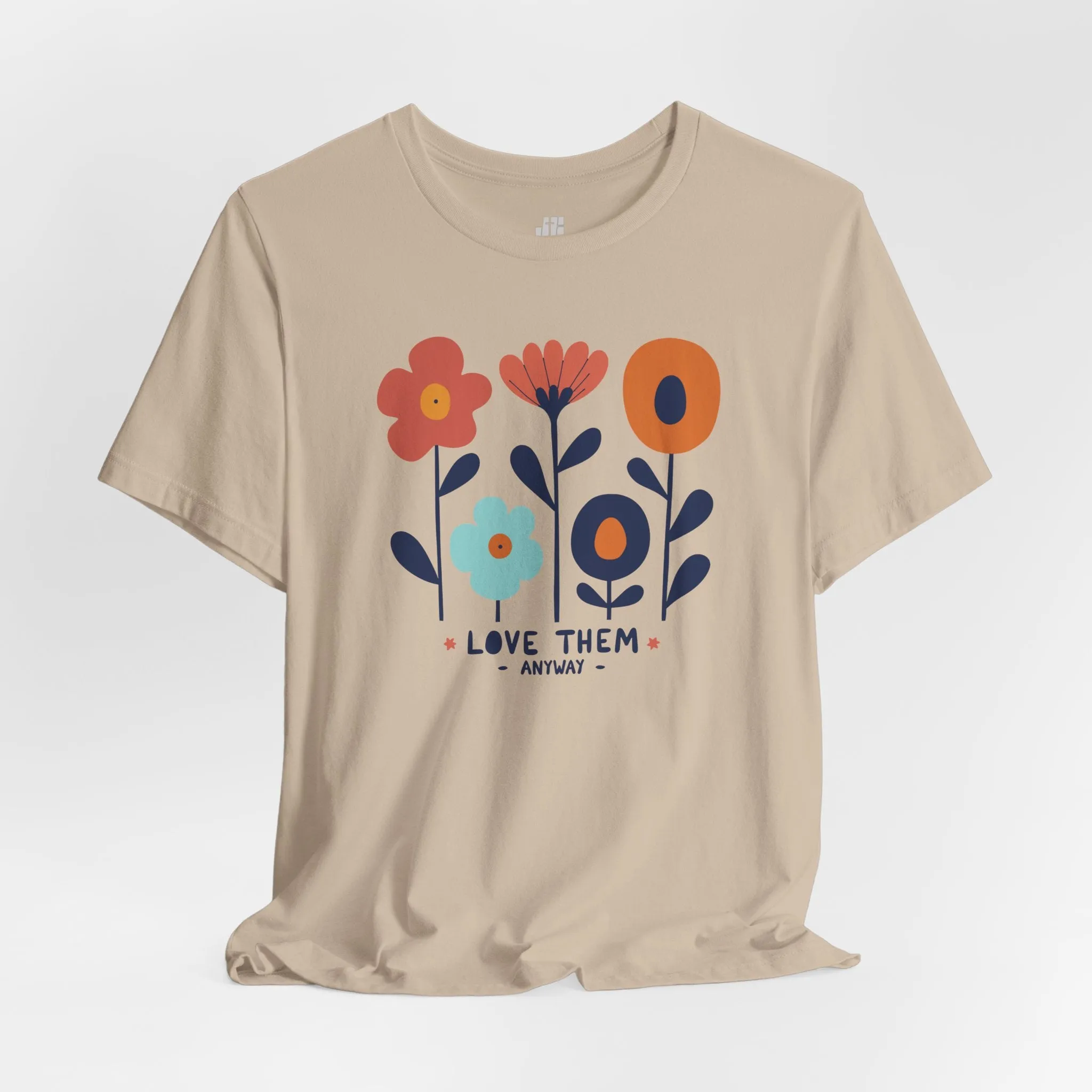 Love Them Anyway Soft Cotton Tee - Holiday Christian Shirt