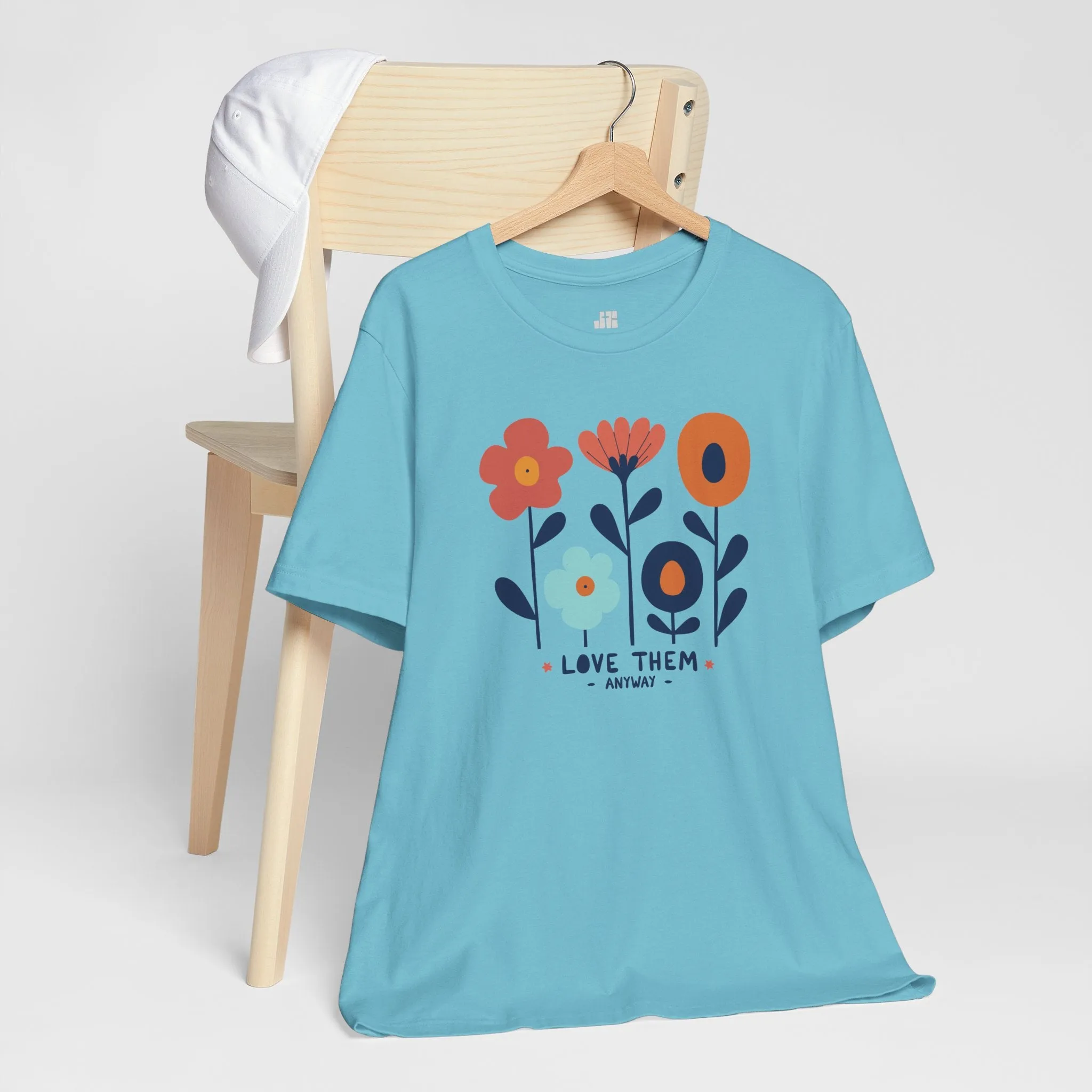 Love Them Anyway Soft Cotton Tee - Holiday Christian Shirt