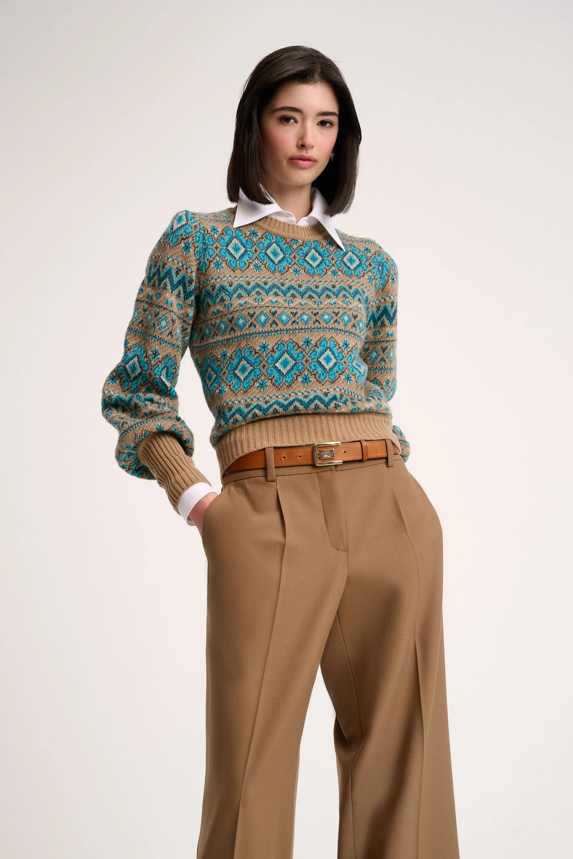 Luisa Spagnoli Correttore Jacquard pullover