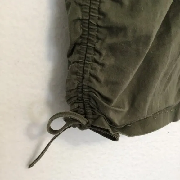 Maje Army Green Knee Length Skirt with Cinch Bottom  Size S