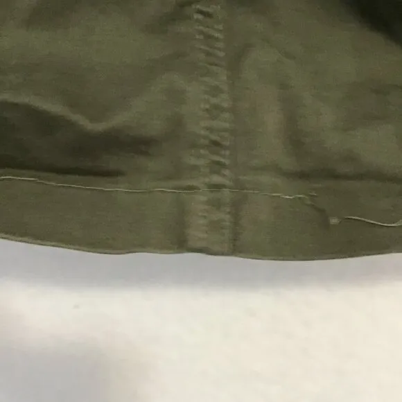 Maje Army Green Knee Length Skirt with Cinch Bottom  Size S